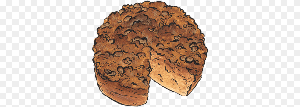 New Deli Crumb Cake Wood, Bread, Food Png Image