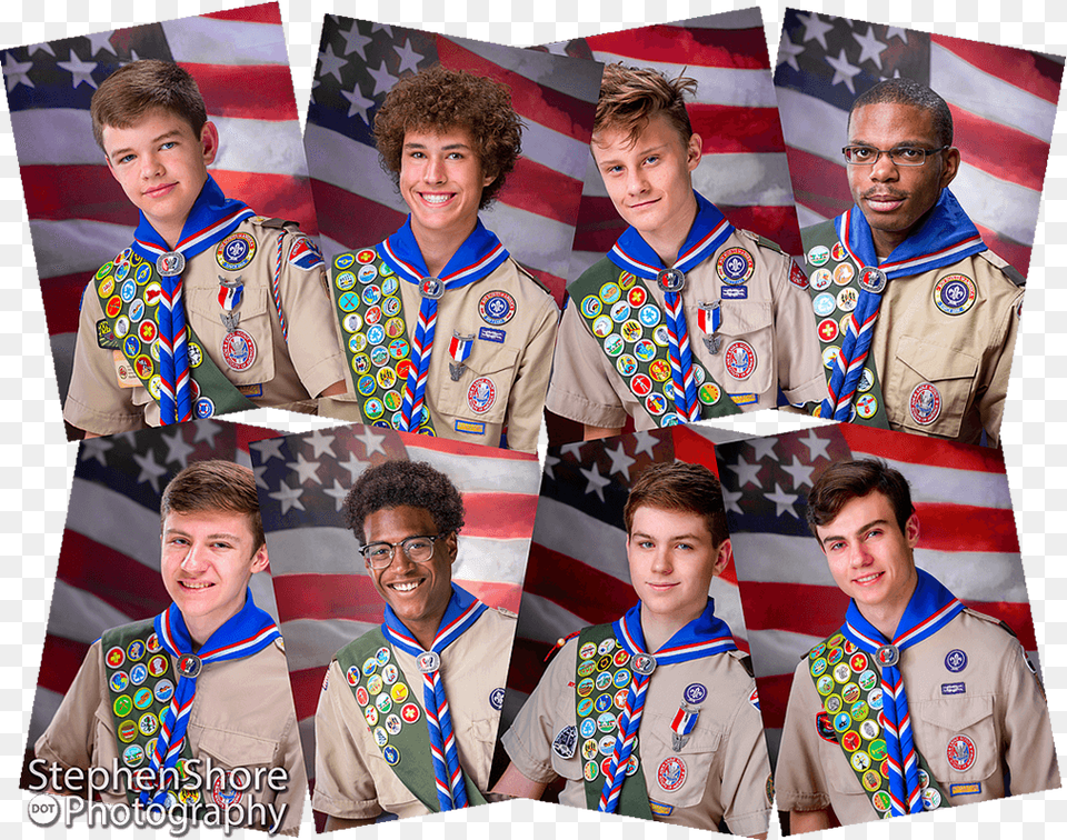 New Eagle Boy Scouts Portraits Eagle Scout Portraits, Collage, Art, People, Person Png