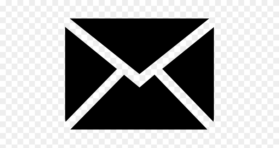New Email Black Back Envelope Symbol Of Interface Icon, Gray Free Png Download