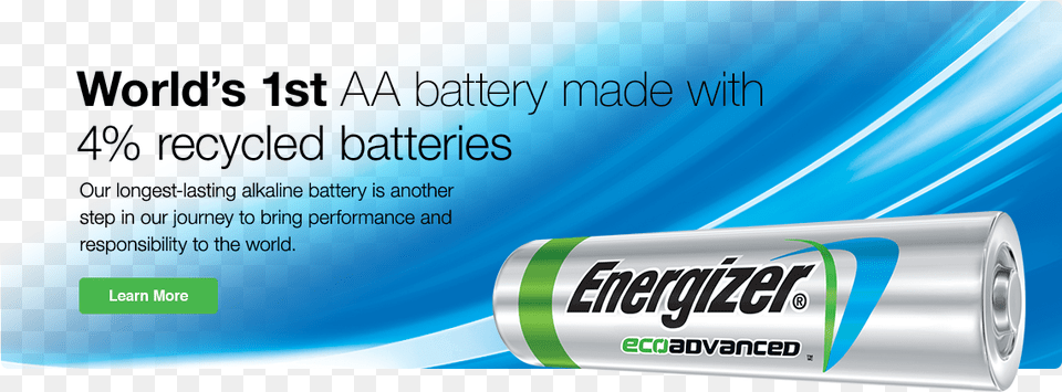 New Energizer Eco Advanced Batteries Made From Recycled Statistical Graphics, Can, Tin, Advertisement, Toothpaste Free Png Download