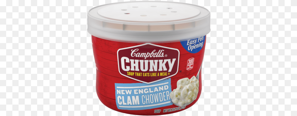 New England Clam Chowder Microwavable Bowl Campbell39s Chunky New England Clam Chowder Soup Microwavable, Dessert, Food, Yogurt, Ketchup Free Transparent Png