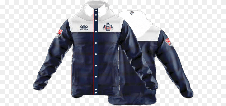 New England Jacks Rugby Club Jacket, Clothing, Coat, Knitwear, Sweater Free Transparent Png