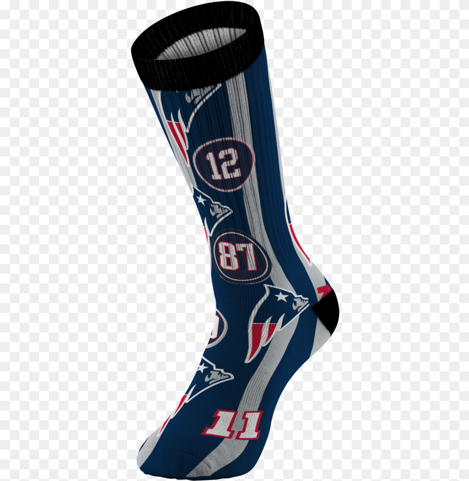 New England Patriot Football Socks Patriots Baby Tom Brady Red Louis Vuitton Socks, Clothing, Hosiery, Sock, Person Free Png Download