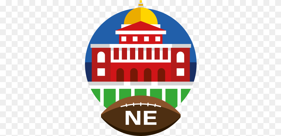 New England Patriots Logo Clipart New England Patriots, Architecture, Building, Dome, Badge Png