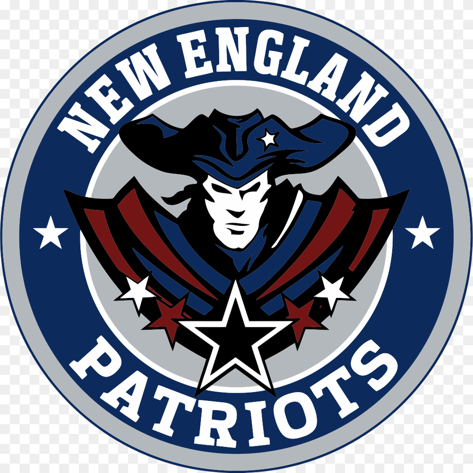 New England Patriots Logo Round, Emblem, Symbol, Face, Head Png