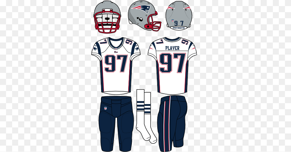 New England Patriots Road Uniform Washington Redskins Uniform Alternate, Clothing, Helmet, Shirt, American Football Free Png