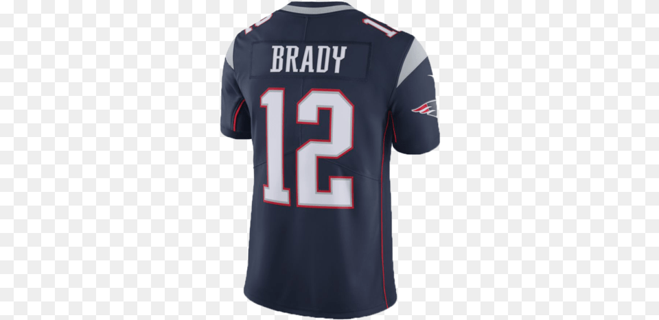 New England Patriots Tom Brady Team Colour Nike Vapor Gronkowski Color Rush Jersey, Clothing, Shirt, T-shirt Free Png