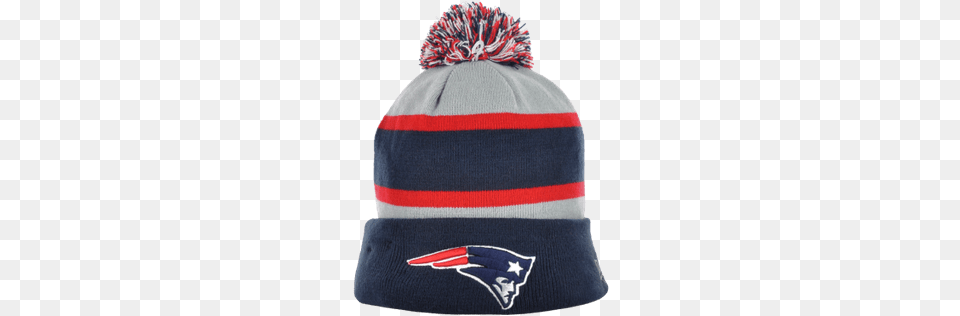 New England Patriots Winter Hat Stickpng New England Patriots Hat No Background, Beanie, Cap, Clothing, Baby Free Png