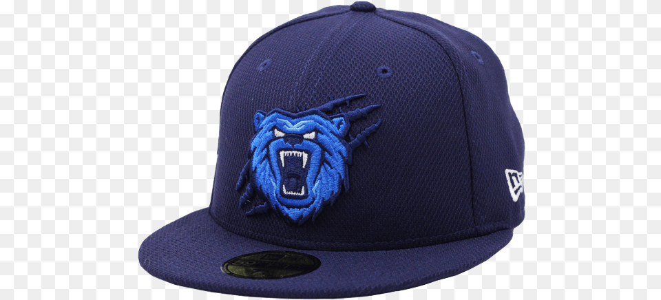 New Era 5950 Birmingham Bears Cap Navy Baseball Cap, Baseball Cap, Clothing, Hat Png Image