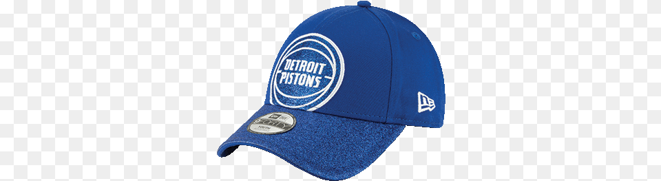 New Era Detroit Pistons Kidu0027s Blue 9forty Shimmer Shine 2 Baseball Cap, Baseball Cap, Clothing, Hat Png Image