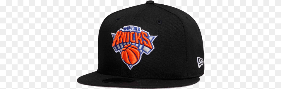 New Era Nba York Knicks Team Color Black Blue Jays Hat, Baseball Cap, Cap, Clothing, Hardhat Free Png Download