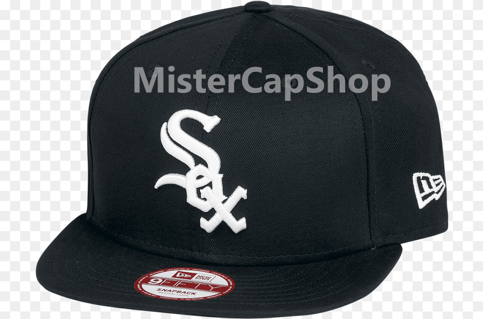 New Era Snapback Chicago White Sox Negra Chicago White Sox, Baseball Cap, Cap, Clothing, Hat Free Png