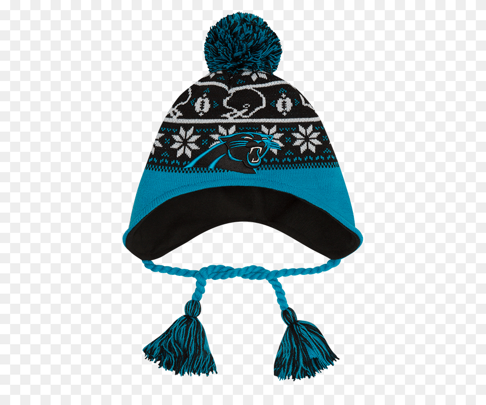 New Era Toasty Knit Hat Carolina Panthers Official Shop, Beanie, Cap, Clothing, Adult Png