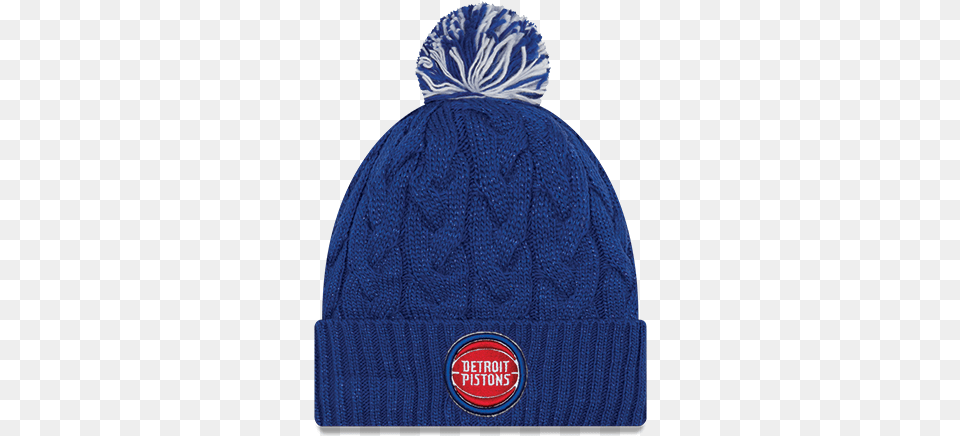 New Era Women39s Detroit Pistons Cozy Knit Hat, Beanie, Cap, Clothing, Knitwear Free Png Download