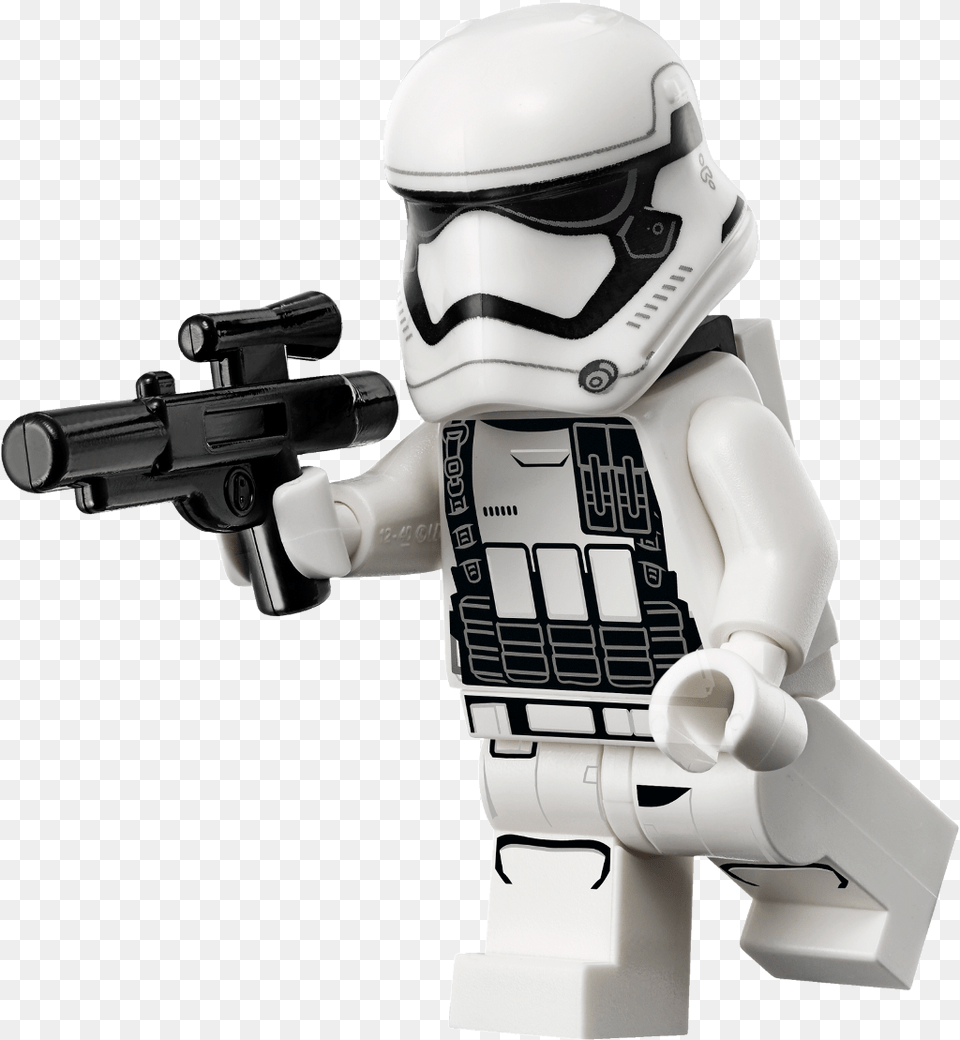 New Exclusive Force Awakens Lego First Order Stormtrooper Lego Star Wars May The Fourth, Robot, Gun, Weapon, Helmet Png