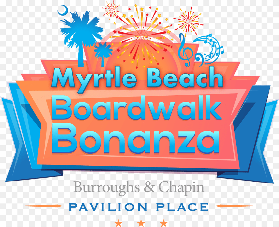 New Family Friendly Event Series Boardwalk Bonanza Graphic Design, Advertisement, Poster Free Png