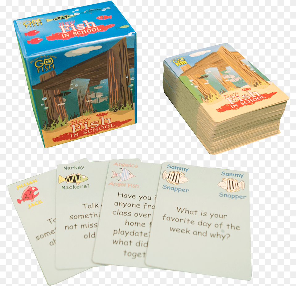 New Fish In School Play2learn Go Fish Full Size Wood, Advertisement, Poster, Business Card, Paper Free Png