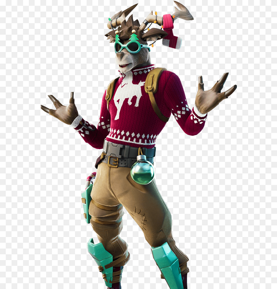 New Fortnite Christmas Skin Leaked Insider Dolph Skin Fortnite, Clothing, Costume, Person, Baby Free Transparent Png