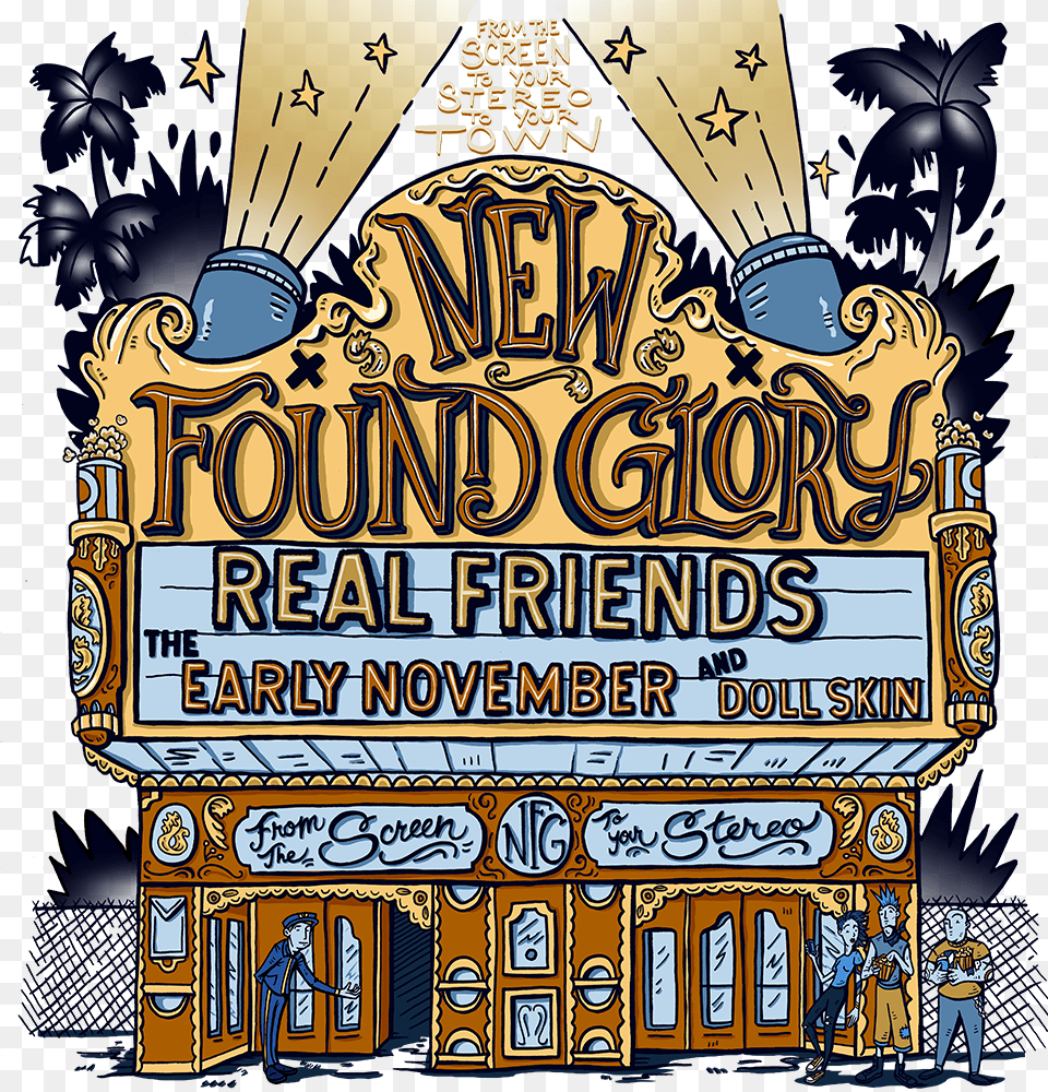 New Found Glory From The Screen To Your Stereo, Advertisement, Poster, Person Png Image