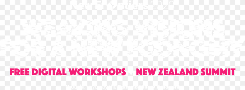 New Frontiers Digital Workshops And New Zealand Graphic Design, Advertisement, Poster, Text Free Png Download