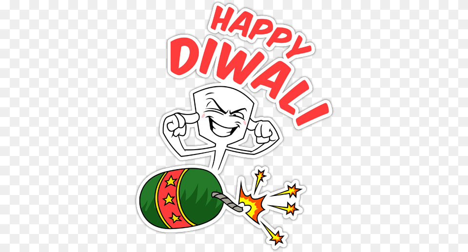 New Funny Diwali Jokes Funny Cartoons Clipart, Sticker, Dynamite, Weapon, Face Free Png Download