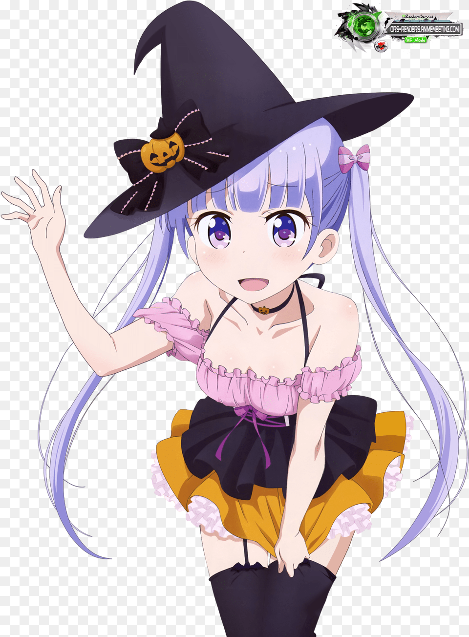 New Game Suzukaze Aoba Hyper Kawaiii Hallloween Witch New Game Aoba Render, Book, Comics, Publication, Baby Png Image