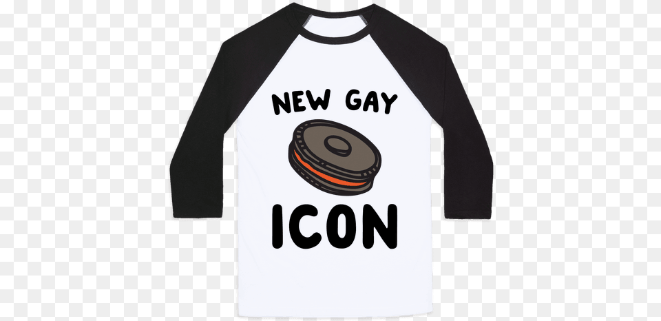 New Gay Icon Parody Baseball Tee Notorious Rbg Baseball Shirt, Clothing, Long Sleeve, Sleeve, T-shirt Free Png Download