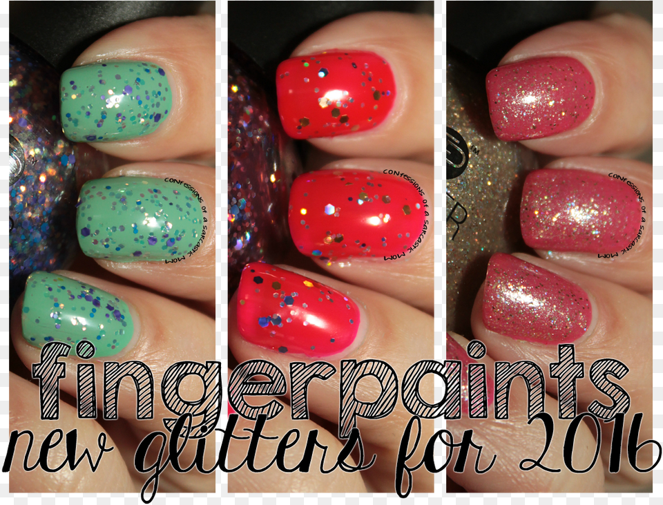 New Glitters For 2016 From Fingerpaints Nail Polish, Body Part, Hand, Person, Baby Png