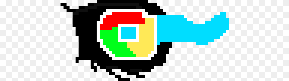 New Google Chrome Logo For 2020 Pixel Art Maker Glowing Blue Eye, First Aid Png Image