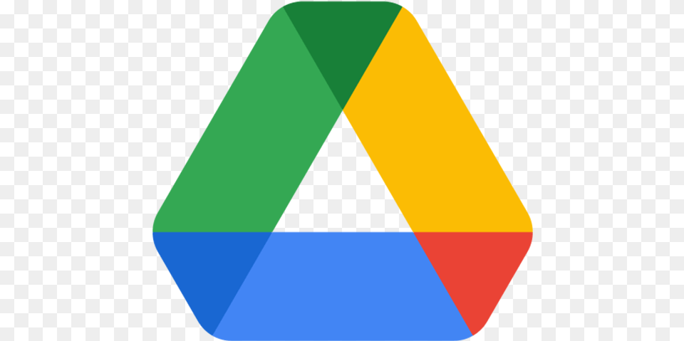 New Google Drive 2020 Color Icon Google Drive Logo, Triangle Free Png