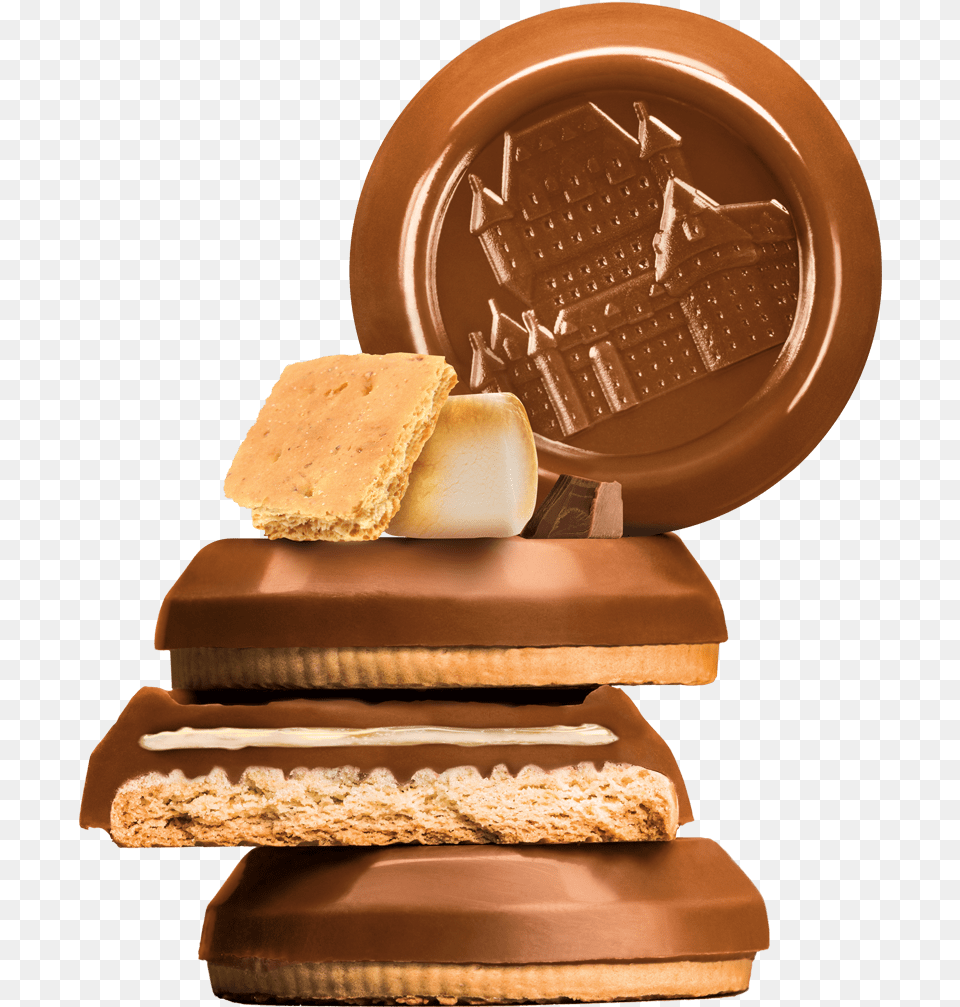 New Graham Cookies Su0027mores Style Truffle Leclerc Celebration Smores, Bread, Food, Sweets, Chocolate Png