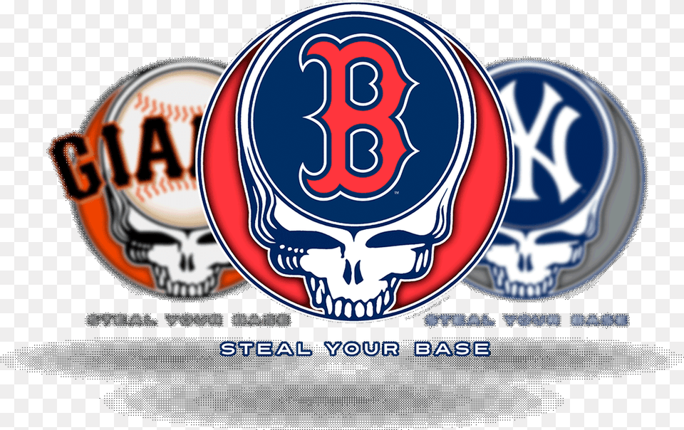 New Grateful Dead Steal Your Base Mlb Baseball Tees Emblem, Can, Tin, Symbol, American Football Free Transparent Png