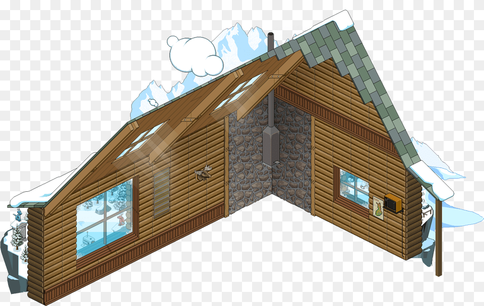 New Habbo Public Room Images Adsbackground Ragezone Habbo Room Bg, Architecture, Building, Cabin, House Png