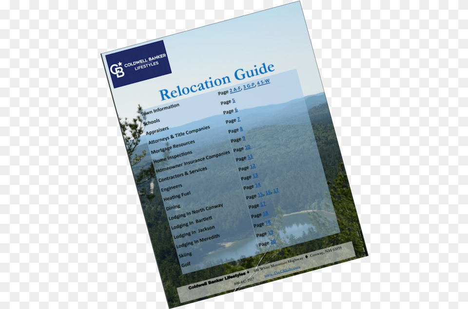 New Hampshire Maine White Mountains Real Estate Vertical, Advertisement, Text, Business Card, Paper Free Png