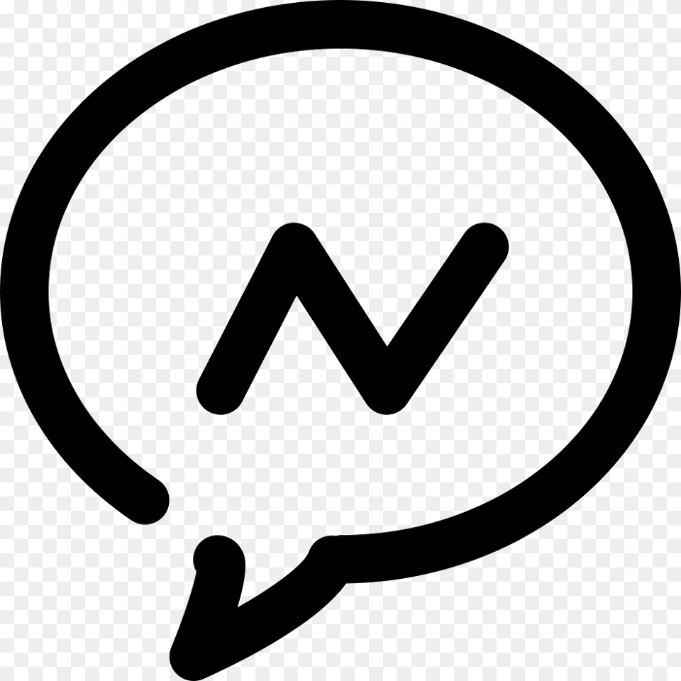 New Hangouts Black And White Icon, Sign, Symbol, Stencil Free Png