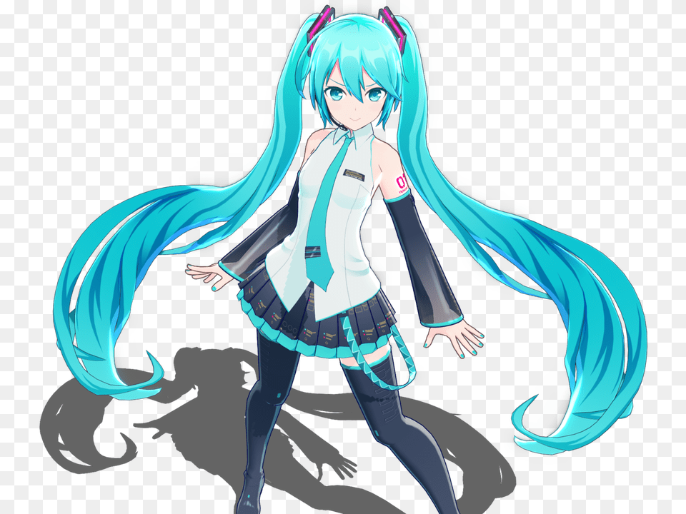 New Hatsune Miku Mmd Model Available For Vnn Tumblr, Book, Comics, Publication, Person Free Transparent Png