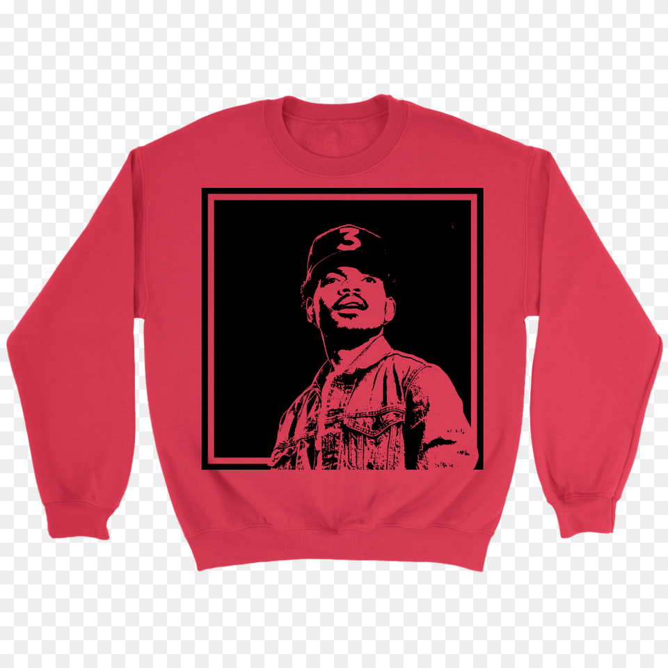 New Hip Hop Graphic Crewneck Featuring Chance The Rapper Loudstudio, Clothing, Sweatshirt, Sweater, Hoodie Free Transparent Png