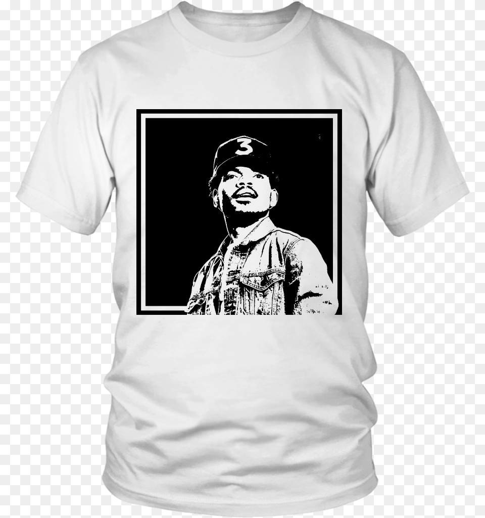 New Hip Hop Graphic T Shirt Featuring Chance The Rapper Mele Kalikimaka T Shirts, Clothing, T-shirt, Adult, Male Free Png