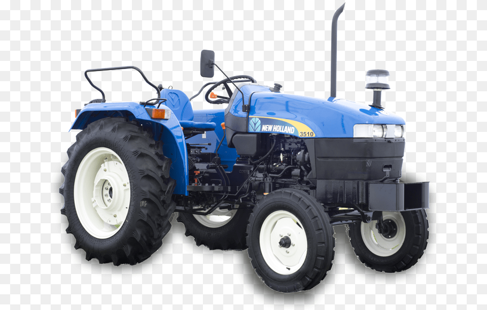 New Holland Tractor, Vehicle, Transportation, Wheel, Machine Png Image