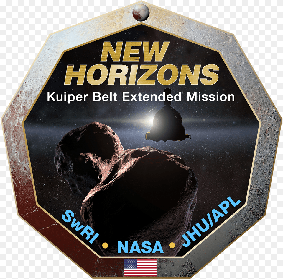 New Horizons Kuiper Belt Extended Mission Patch New Horizons Mission Patch, Road Sign, Sign, Symbol Free Png Download