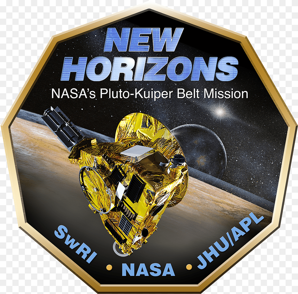 New Horizons New Horizons Pluto Mission Patch, Aircraft, Airplane, Transportation, Vehicle Png