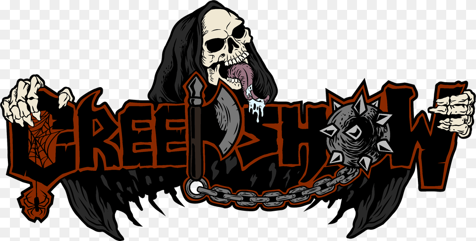 New Horror Metal Band Creepshow To Logo Creep Show, Adult, Person, Man, Male Png
