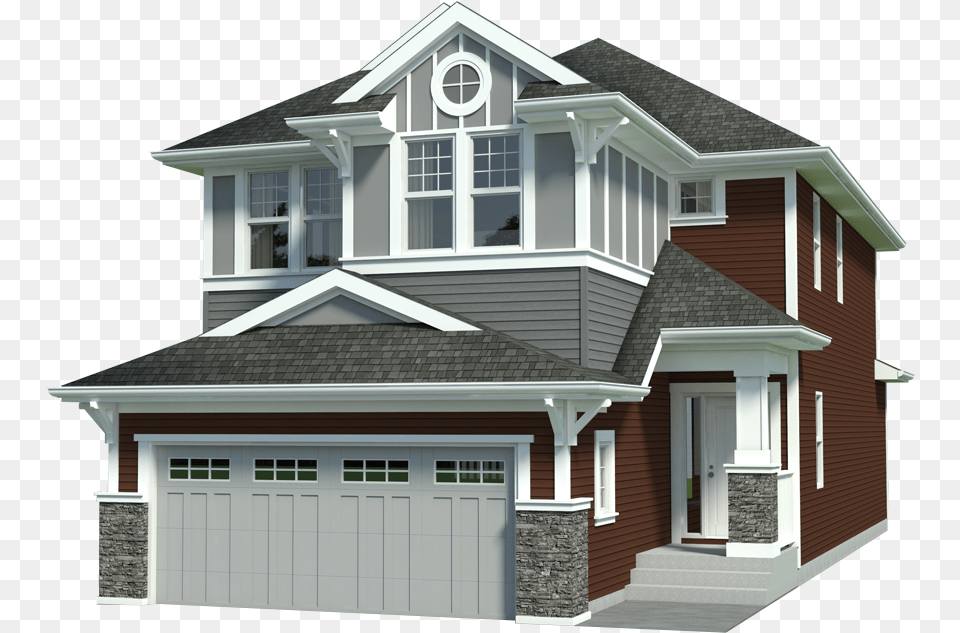 New House Home, Garage, Indoors, Architecture, Building Png Image