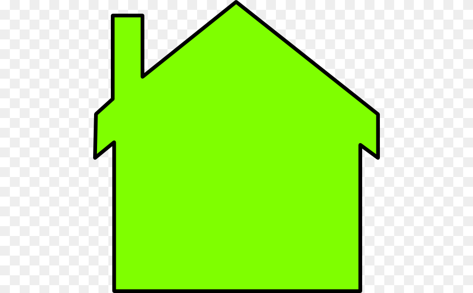 New House Outline Clip Art At Clker House, Outdoors, Nature, Green Png