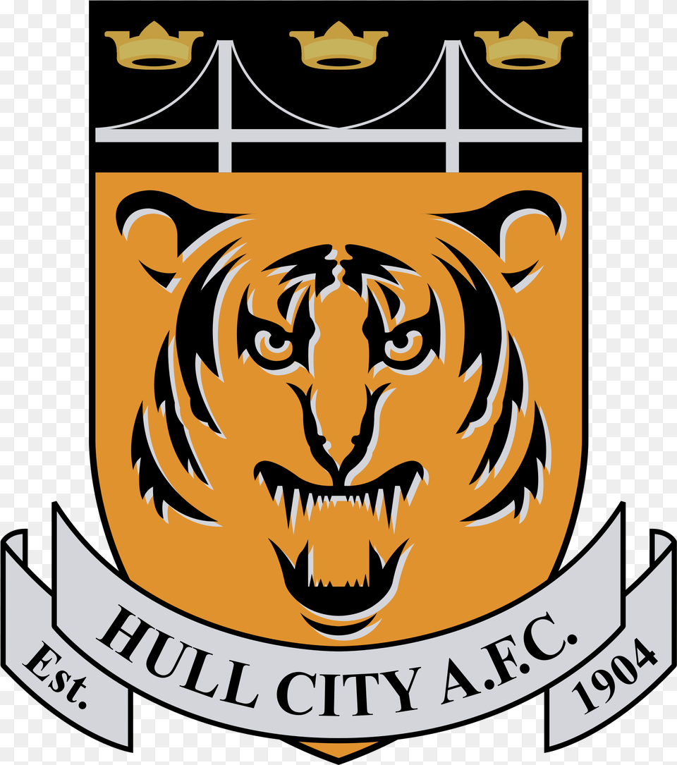 New Hull City Crest, Emblem, Symbol, Logo, Baby Free Transparent Png