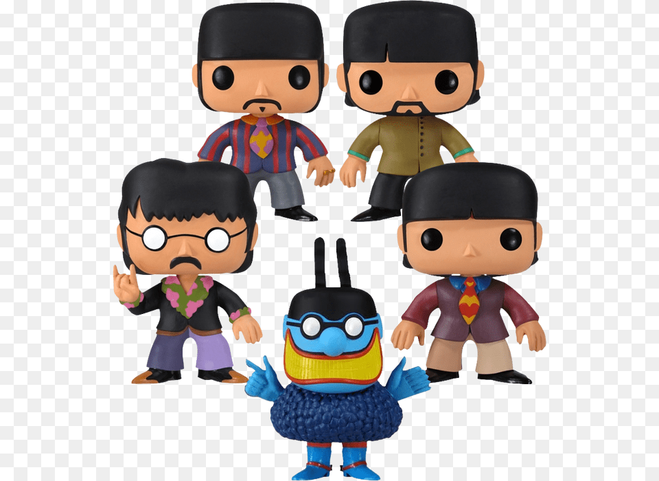 New In Shop Action Figures Pop Beatles, Baby, Person, Face, Head Png Image