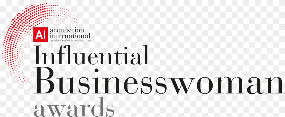 New Influential Businesswoman Awards Logo Calligraphy, Text, Light Free Transparent Png