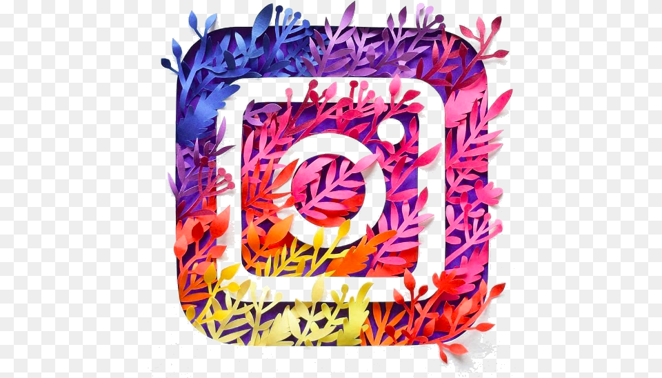 New Instagram Logo 2020 Instagram Logo Cool Design, Art, Purple, Graphics, Pattern Free Png Download
