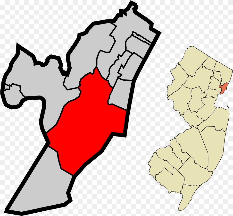 New Jersey Bayonne Map, Chart, Plot, Atlas, Diagram Free Png Download