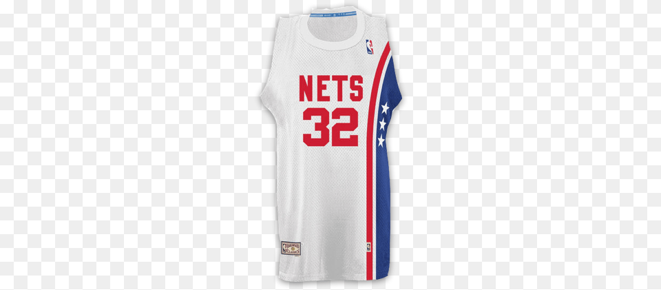 New Jersey Descuento Nets 32 Drj Jlio Erving Aba Retro Swingman, Clothing, Shirt, T-shirt Png Image